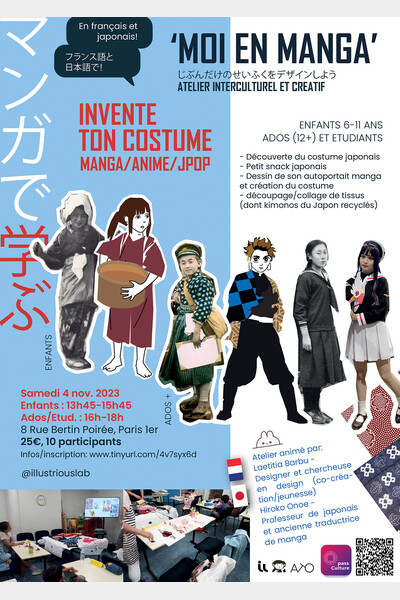 Atelier 'Moi en Manga' Invente ton costume