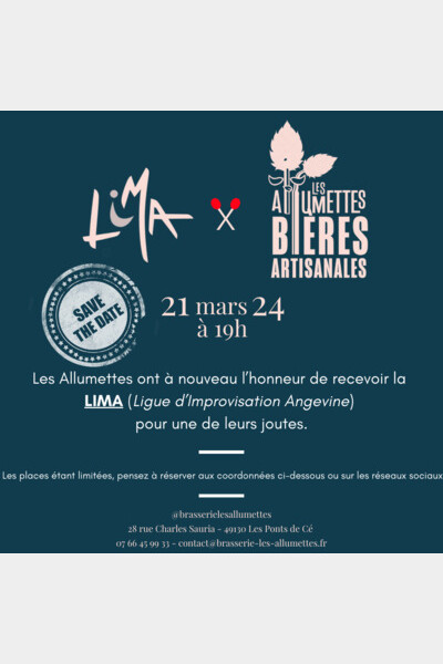 Cabaret de la LIMA à la Brasserie les Allumettes