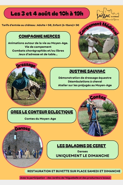 le programme des médiévales