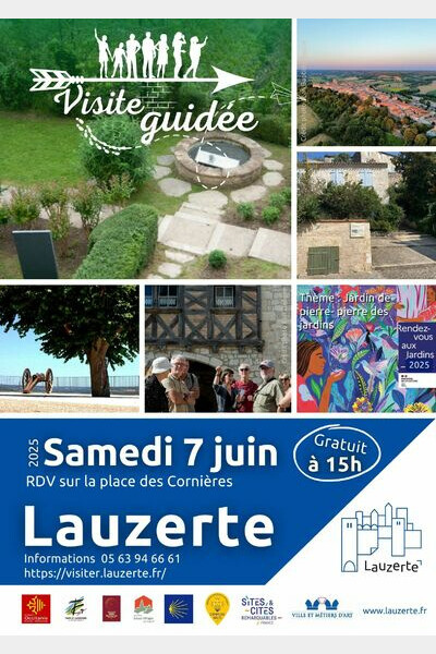 Visites guidée à la cité médiévale de Lauzerte