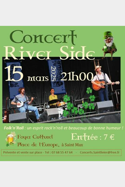 RIVER SIDE en concert pour la St Patrick